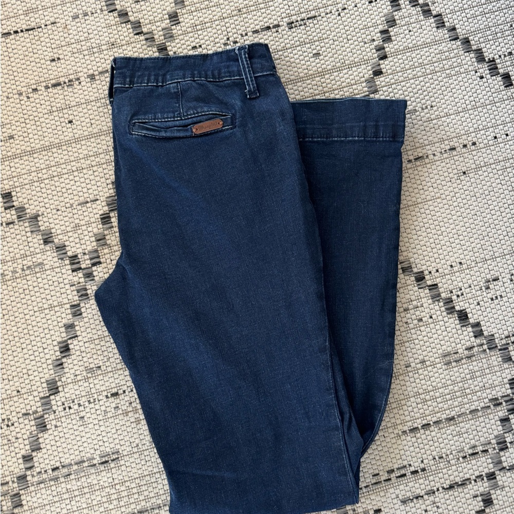 Wrangler Blue Flare & Wide Leg Jeans